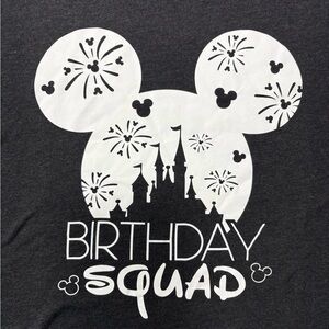 Unisex Birthday Squad Mickey & Castle Graphic Tee | Size XXL